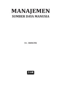 Image of Manajemen Sumber Daya Manusia