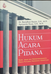Image of Hukum Acara Pidana