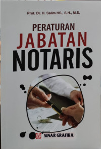 Image of Peraturan Jabatan Notaris