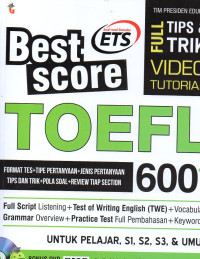 Image of Best Score TOEFL