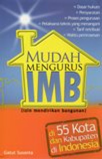 Image of Mudah Mengurus IMB ( ijin mendirikan bangunan )